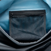 Sac de voyage pour moto 40L en PVC imperméable et résistant pour les voyages en plein air multifonction