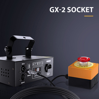 SHEHDS Laser 1W DMX512 à contrôle APP, motifs RGB, couleurs mélangées, 20KPPS, pour bars, mariages, soirées, discothèques et clubs