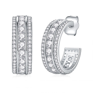 Orecchini a Cerchio per Donne, Accessori per Orecchie Semplici e alla Moda per Uso Quotidiano - Product Image 1