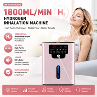 Appareil de thérapie oxygénée moléculaire 3 en 1, générateur d'hydrogène, inhalateur, système PEM 99,99 %, 1800 ml/min