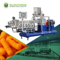Ligne d'extrusion économique SunPring pour snacks soufflés – Machine à fabriquer les snacks soufflés au Zimbabwe