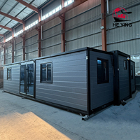 Maison conteneur modulaire préfabriquée de 30 pieds à structure en acier extensible 2-3 chambres à coucher Mini résidence Villas Hôtels Magasins