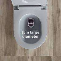 WC intelligent multifonctionnel de luxe blanc moderne et minimaliste, design à induction, monobloc en céramique, à poser au sol, avec chasse d'eau à siphon vortex