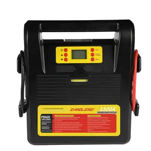 ZHAOLEAD Mini Emergency Power Supply Truck Starter Lithium Battery Powerful Clamps Heavy Duty Portable Car Jump Starter