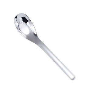 Cuillère à soupe en acier inoxydable 304, épaisse, à long manche, pour enfants et adultes - Product Image 5