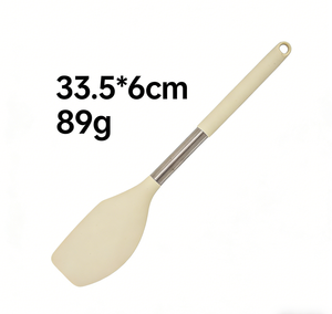Spatola in Silicone con Manico in Acciaio Inox, Utensile da <span class=keywords><strong>Cucina</strong></span> per Mescolare e Raschiare, Antiaderente, Lavabile in Lavastoviglie, per Casa e <span class=keywords><strong>Cucina</strong></span> - Product Image 4