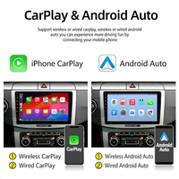 Autoradio Android avec écran IPS 9 pouces, GPS, amplificateur, Carplay, Android Auto pour Toyota Corolla Verso 2004-2009