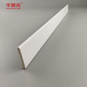 Haute qualité 11/32x2-1/8 boîtier biseauté pvc blanc plinthe moulures et garnitures décoration intérieure - Product Image 4