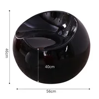 Fauteuil Rond en PVC pour Maquillage et Coiffure, Chaise Personnalisée en Forme de Boule, Chaise à Chaussures Bonbon, Mobilier de Salon – Vente en Gros Direct Usine
