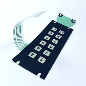 Trung Quốc tùy chỉnh nhà sản xuất Pet PC PVC Thiết kế không xúc giác nút <span class=keywords><strong>IP67</strong></span> màng chuyển đổi bàn phím để kiểm soát - Product Image 2