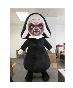 Disfraz Inflable <span class=keywords><strong>de</strong></span> <span class=keywords><strong>Monja</strong></span> Malvada, Personaje <span class=keywords><strong>de</strong></span> Dibujos Animados <span class=keywords><strong>de</strong></span> Terror, para Halloween, Desfiles, Casas Encantadas, Fiestas <span class=keywords><strong>de</strong></span> Disfraces, para Adultos - Product Image 1