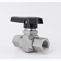 Vanne à boisseau sphérique NAI LOK Hastelloy C276 haute pression 6000 psi, double ferrule, raccord femelle NPT 1/4 3/8 1/2, pour le contrôle du gaz de gazier