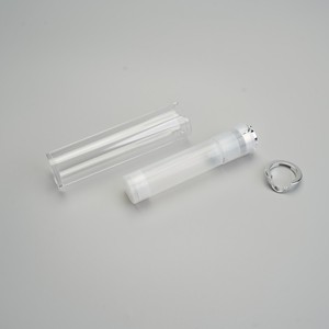 Flacon cosmétique vide en plastique sans air à double paroi, emballage pour <span class=keywords><strong>essence</strong></span>, rechargeable à plusieurs reprises, flacon de lotion sans air - Product Image 2