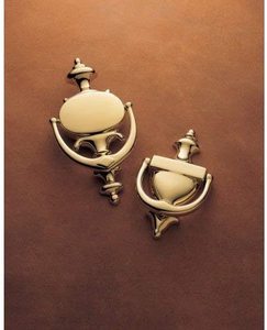 WEKIS - Timbre de Puerta de Latón Pulido Dorado Antiguo, Estilo Vintage Tradicional, para Puerta de Madera - Product Image 4