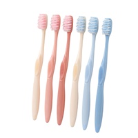 Brosse à dents pour adulte, poils moyennement durs, type poils de montagne, emballage individuel, pour le nettoyage buccal