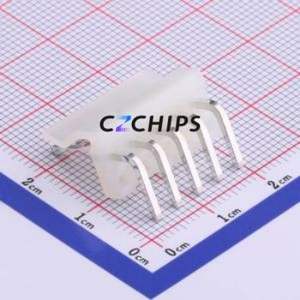 M3961R-05P Wire-to-Board Pin Header Bent Lead Through Hole,P=3.96mm Connector 1x5P 3.96mm Right Angle Insert CH - Product Image 2