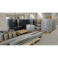 Moteur de ventilateur électrique industriel HVLS de grande taille pour plafond, AMTHI, moteur servo sans balais, lieu public, 39db, HVLS, flux d'air, 220v