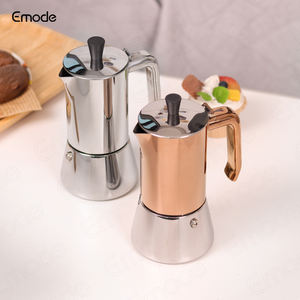 4-6 tasses Machine à expresso en acier inoxydable Moka Pot Espresso Cafetière <span class=keywords><strong>Italienne</strong></span> Home <span class=keywords><strong>Barista</strong></span> Coffee Maker - Product Image 6