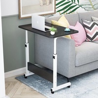 Table d'ordinateur portable simple et amovible, bureau d'étude à domicile et au chevet, support d'ordinateur portable paresseux