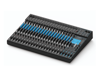 Console de mixage audio professionnelle 24 canaux avec interface USB intégrée pour studio d'enregistrement et diffusion en direct