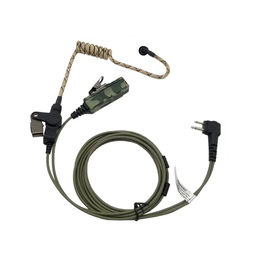 STP8000-auriculares de vigilancia con radio bidireccional, dispositivo de audio de camuflaje para Sepura