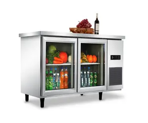 Réfrigérateur de cuisine de café, appareil professionnel utilisé dans les cafés, les entreprises, affichage de crème glacée, porte verre, standard ce