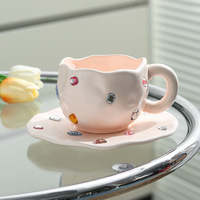 Tasse à café en gros fait à la main nouveau créatif rétro commercial boutique de cadeaux tasse de mariage tasses à café tasses en céramique