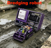 Robot de dragage submersible automatique, équipement d'élimination des blocages des égouts urbains