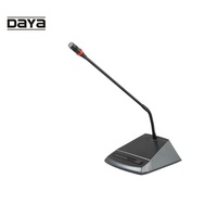 Système de microphone à condensateur de bureau sans fil Daya 125db en plastique avec suppression du bruit, lumières LED et suivi automatique pour la vidéoconférence