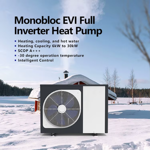 Bomba de Calor Monobloque EVI Híbrida Inverter AC/DC con Energía Solar para Calefacción y Refrigeración, Bomba de Calor Aire-Agua para Calentadores de Agua - Product Image 2