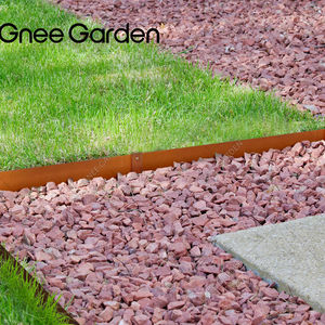 Eco-Friendly Corten Steel Edge Rectangle Modern Outdoor Balcony Edging <b>Fence</b> Made From Sustainable Materials - Product Image 4
