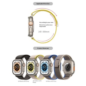 Wild <strong>Trail</strong> Nylon Sports Strap Hook &amp; Loop Fit for <strong>Apple</strong> <strong>Watch</strong> S11 Ultra 38-49mm Great Replacement for Original Bands. - Product Image 4
