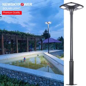 Lampe solaire de cour à haute efficacité, charge rapide, éclairage constant, résistante aux intempéries IP65 pour allées, entrées, parkings, usage commercial - Product Image 3