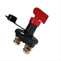 Interrupteur de coupure de batterie 12V avec clé amovible pour moto et voiture, interrupteur rotatif antivol, interrupteur maître d'alimentation (M8)