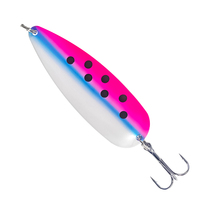 Cuillère de pêche Cheery 5/8oz 7/8oz pour eau douce, pour achigan et brochet, leurre métallique coulant à rotation lente