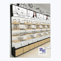 Maßgefertigte Kosmetik-Shop-Vitrine mit LED-Beleuchtung und Hochwertigen Materialien
