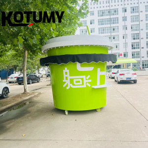 Carrello Distributore Multifunzione per Caffè, Tè, Bevande e Gelati - Chiosco Personalizzabile per Aree Turistiche - Product Image 3