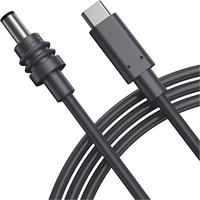 Cable de Alimentación USB C DC para Starlink Mini, Cable USB C Resistente al Agua y Duradero de 100W 20V 5A, Cable de Fibra Óptica con Conector de Barril USB C DC de 2M 3M 5M