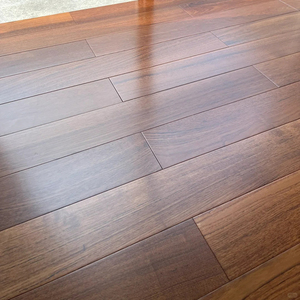 Parquet en bois dur d'ingénierie en teck certifié FSC, sans nœuds, surface antidérapante, à rainures et languettes, lisse, multicouche 15 mm pour centre commercial - Product Image 3