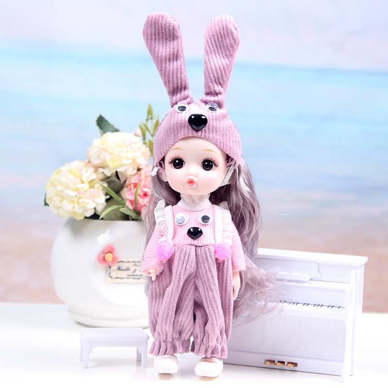 Púrpura lindo conejo-embalaje en bolsas simples