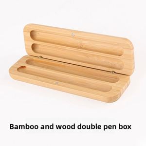 Ensemble de stylos en bois et bambou du fabricant, vente en gros, stylo à bille, ensemble cadeau créatif culturel, gravure de logo, modèle 611 - Product Image 6