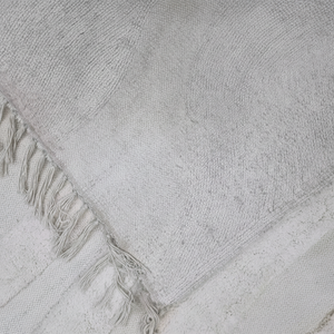 Tapis en coton blanc de Style marocain fait à la main tapis tufté Shaggy lavable pour salon et chambre à coucher décor à la maison - Product Image 1