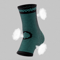 Chaussettes de compression en nylon élastique pour Noël, à bout ouvert, pour les blessures sportives, soutien du pied, protection de la cheville, manchon