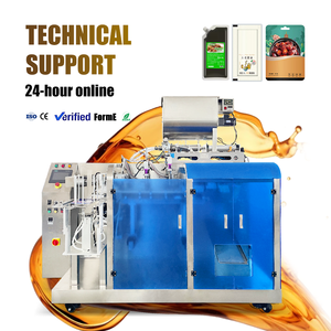 Machine d'emballage multifonctionnelle de petite taille utilisée pour le remplissage de la sauce soja et l'emballage en doypack - Product Image 1