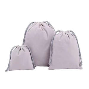 Prix promotionnel – Petits sacs à cordon en mousseline de jute et coton bio, pochettes en lin recyclé, sacs en toile à cordon avec logo personnalisé - Product Image 5