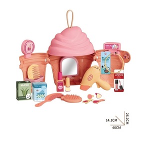 Juego <span class=keywords><strong>de</strong></span> Juguetes <span class=keywords><strong>de</strong></span> Cocina <span class=keywords><strong>de</strong></span> Plástico para Niños, con Vajilla, Vaso para Jugos, Barbacoa, Postres, Herramientas <span class=keywords><strong>de</strong></span> Maquillaje y Carrito <span class=keywords><strong>de</strong></span> Juego - Product Image 1