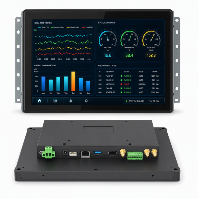 10.1 Inch RK3562 Android 13 Embedded Touch Panel PC 10-Point IPS Display POS Kiosk Terminal
