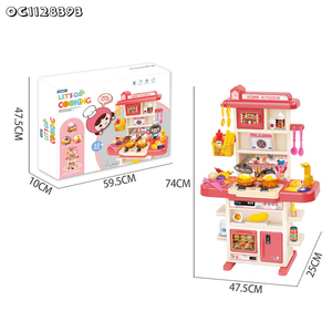 Enfants Simulation Vaisselle Famille Cuisson Eau Pulvérisation Grand Plastique Maison <span class=keywords><strong>Cuisine</strong></span> Jouet avec Accessoires <span class=keywords><strong>pour</strong></span> 11 <span class=keywords><strong>Ans</strong></span> Filles - Product Image 6