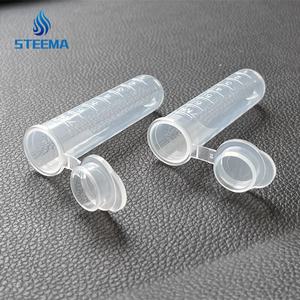 केन्द्रापसारक ट्यूब कस्टम प्रयोगशाला चिकित्सा प्लास्टिक स्नातक संकुल परीक्षण ट्यूब ढक्कन के साथ - Product Image 5