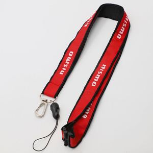 Promotional Gift Office School Event Custom Woven Label Logo Detachable Breakaway Clasp Mobile Phone Lanyard - Product Image 2